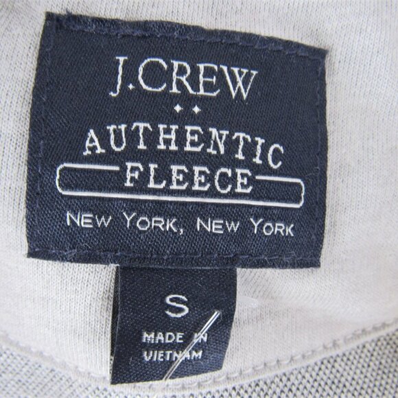 J.CREW Double-Knit Half Zip Sweater Heather Gray Men's Size S NWT - Picture 9 of 13